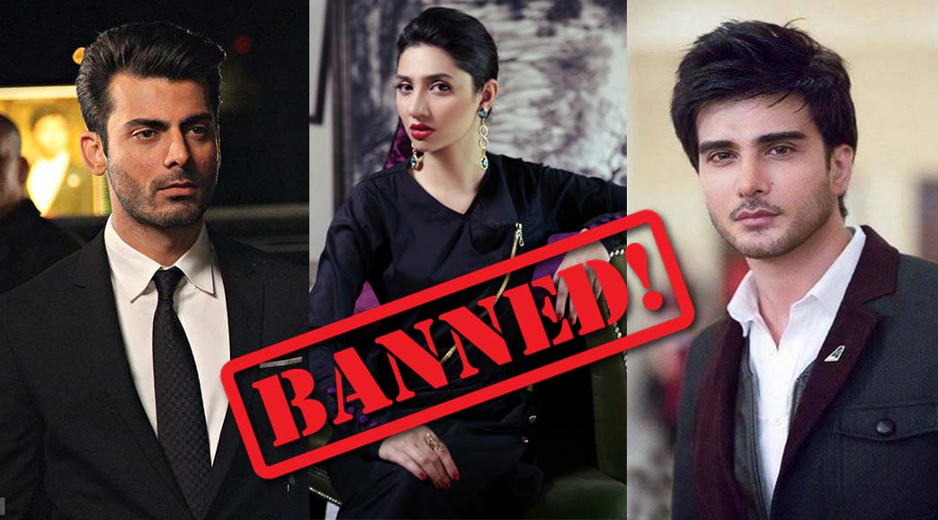 pakistan actors banned in india