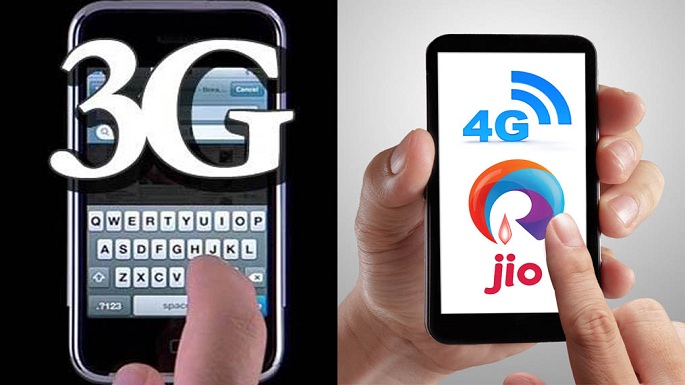 3G smart phones support reliance jio