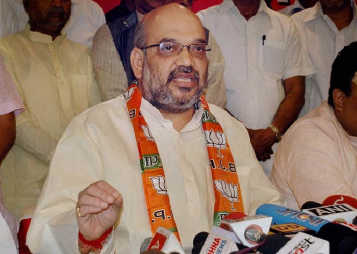 amit shah addressed press conference