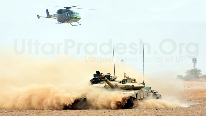 Indian army cavalry on ground-now in the sky too