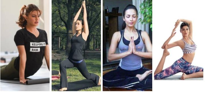International Yoga Day 2018; Bollywood Divas giving fitness goal