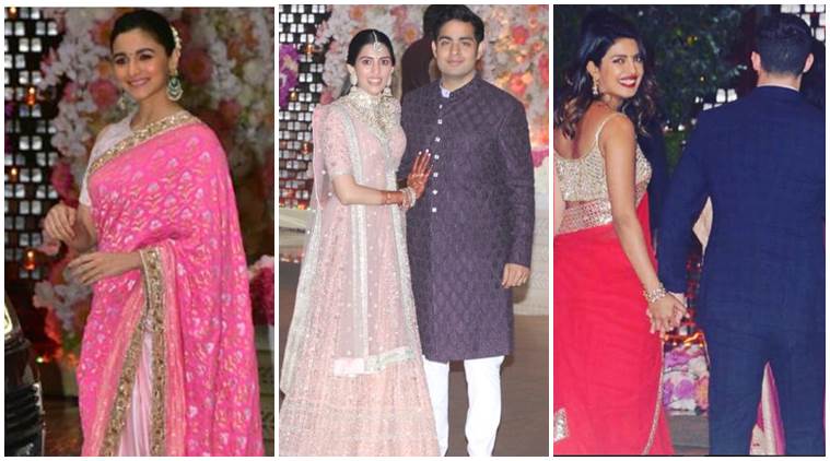 Bollywood Celebs Add Glamour To Akash Ambani's Pre Engagement Party!