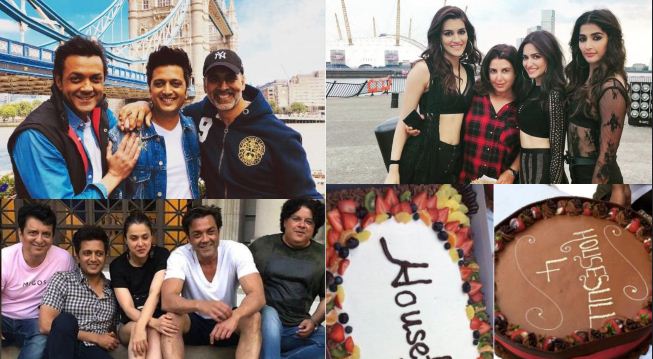 London: Finally It's a first schedule Wrap for Housefull 4 team!!