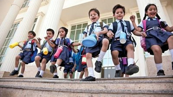 School Open Holiday Ends happy Children say school chale hum