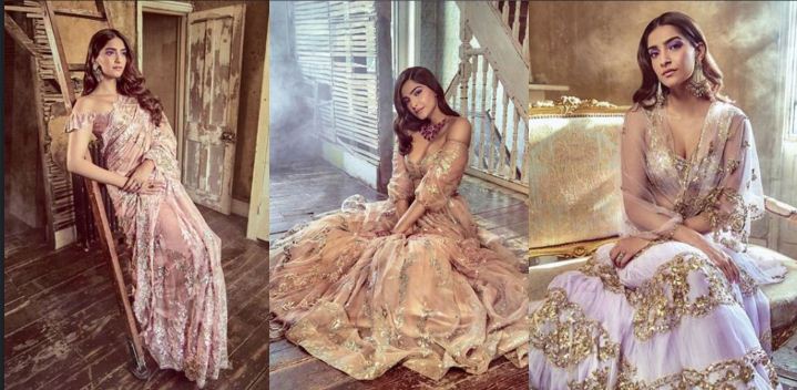 Check out: Glamourous Sonam K Ahuja wearing Shehlaa Khan creation on UK Magazine