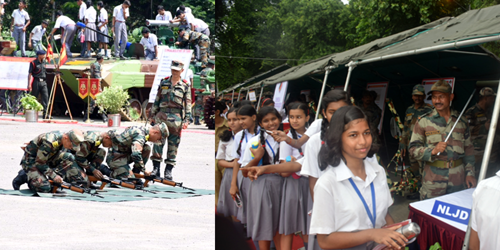 Lucknow: Know Your Army Mela Organised in Dilkusha Garden