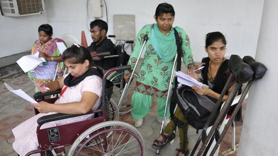 Ordinance to give 4 percent reservation to handicapped in government jobs