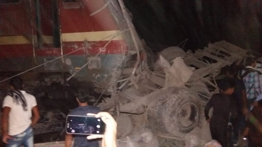 train and truck accident shows the carelessness of railway administration
