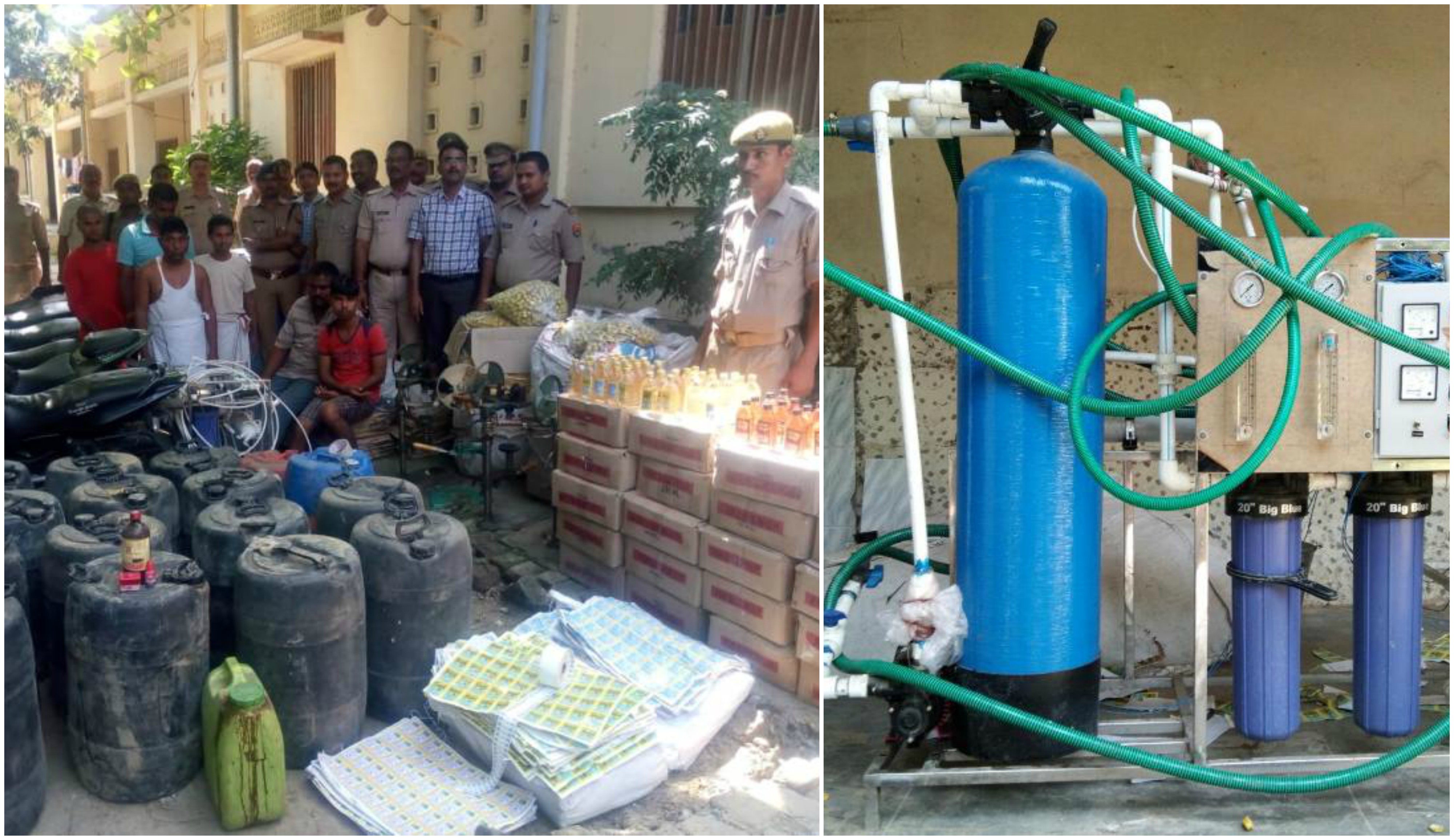 Police raid ITI college found liquor and preparing products