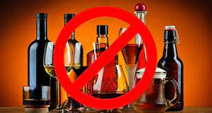 Sale of liquor banned