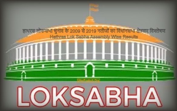 Hathras Lok Sabha Assembly Wise Results Analysis and comparison 2009 2014 2019 parliamentary constituency Elections